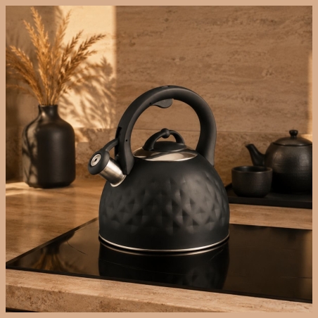 Brock MWK 003 BK La Cuisinette Kettle 2,5L Black/Steel