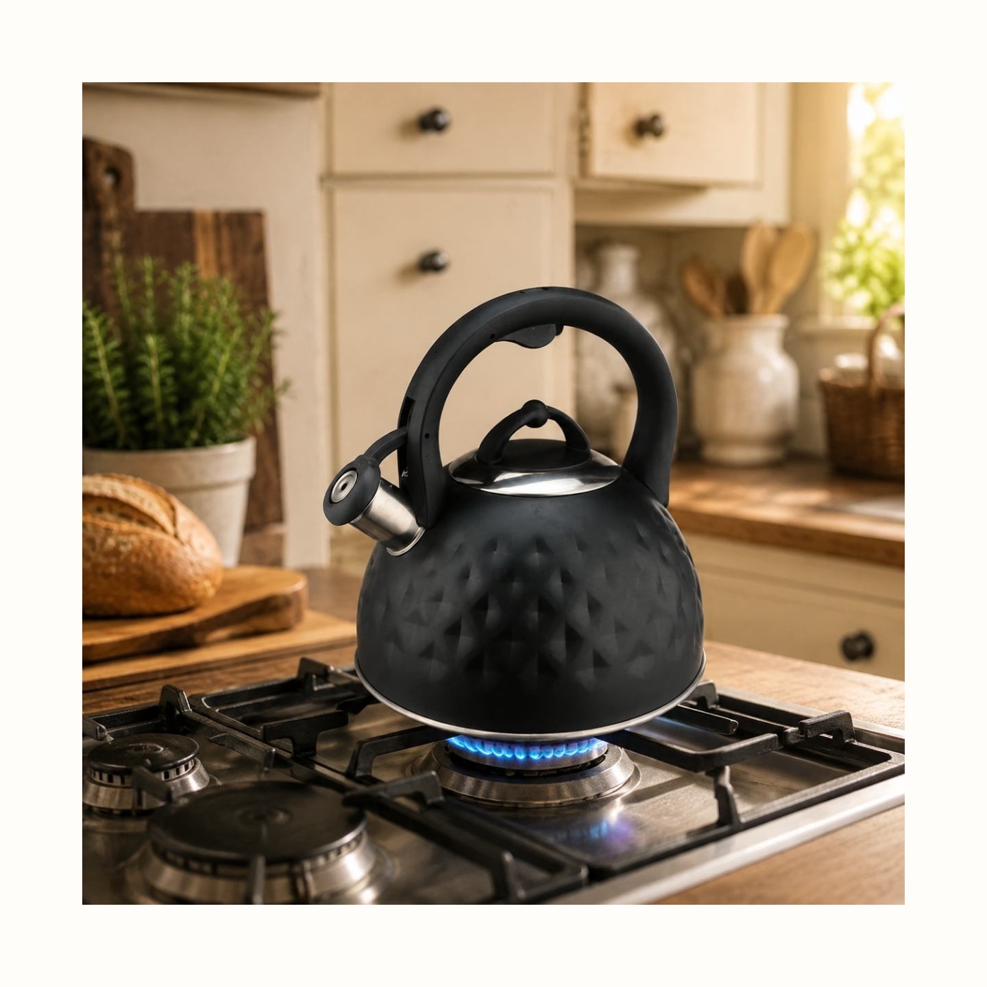 Brock MWK 003 BK La Cuisinette Kettle 2,5L Black/Steel