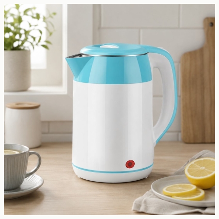 Brock WK 5521 WH Kettle With 360 Degree Base 1,8L 1500W White/Blue