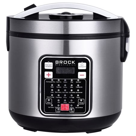 Brock MC 3203 Multicooker 5L 900W, Black/Steel