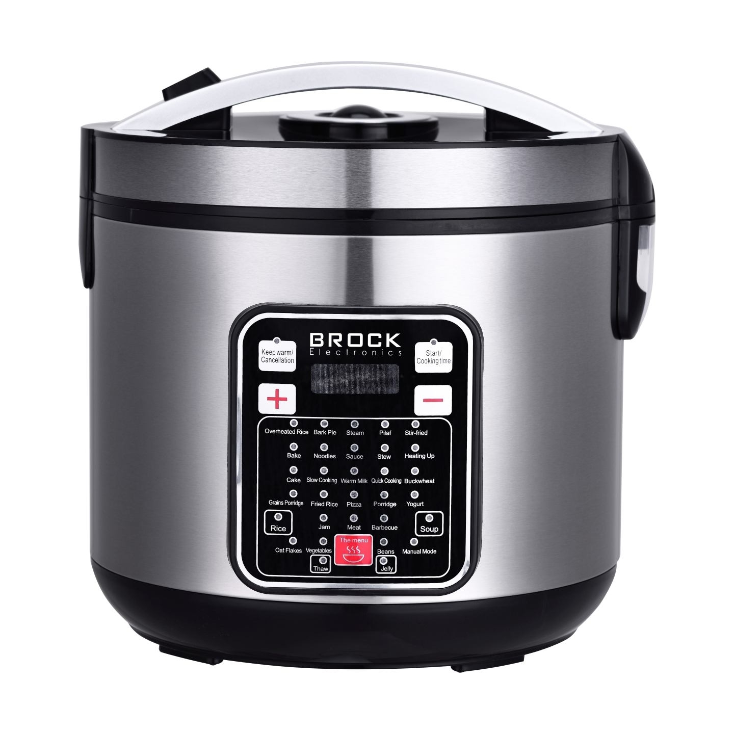 Brock MC 3203 Multicooker 5L 900W, Black/Steel