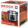 Brock MC 3203 Multicooker 5L 900W, Black/Steel