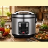 Brock MC 3203 Multicooker 5L 900W, Black/Steel