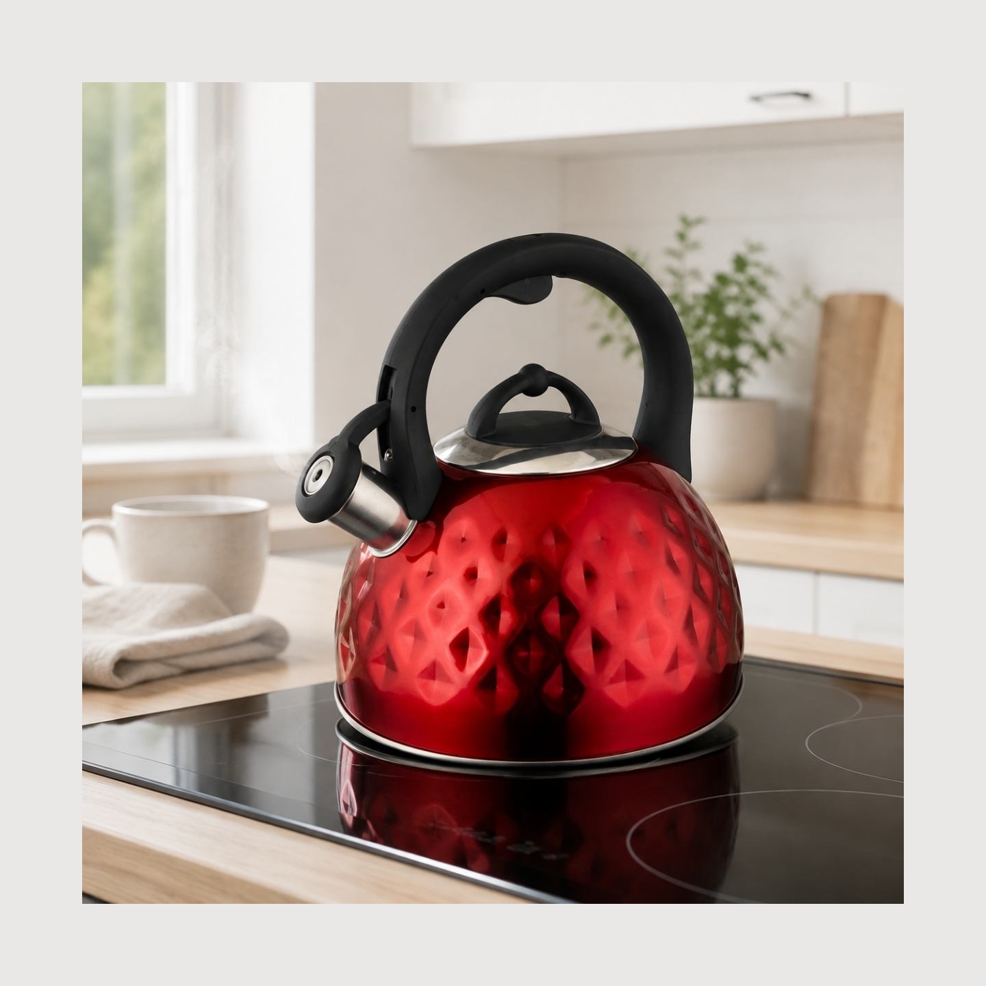 Brock MWK 001 RD La Cuisinette Kettle 2,5L Red