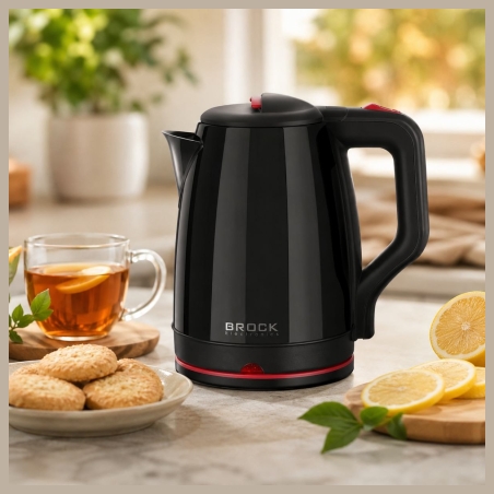 Brock WK 5518 BK Kettle With 360 Degree Base 2,0L 1500W Black