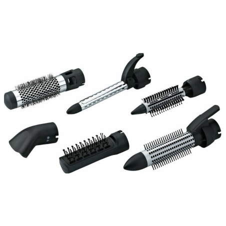 Brock HS 9006 RD Hot Air Brush Set With 6 Tips, Red