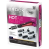 Brock HS 9006 RD Hot Air Brush Set With 6 Tips, Red