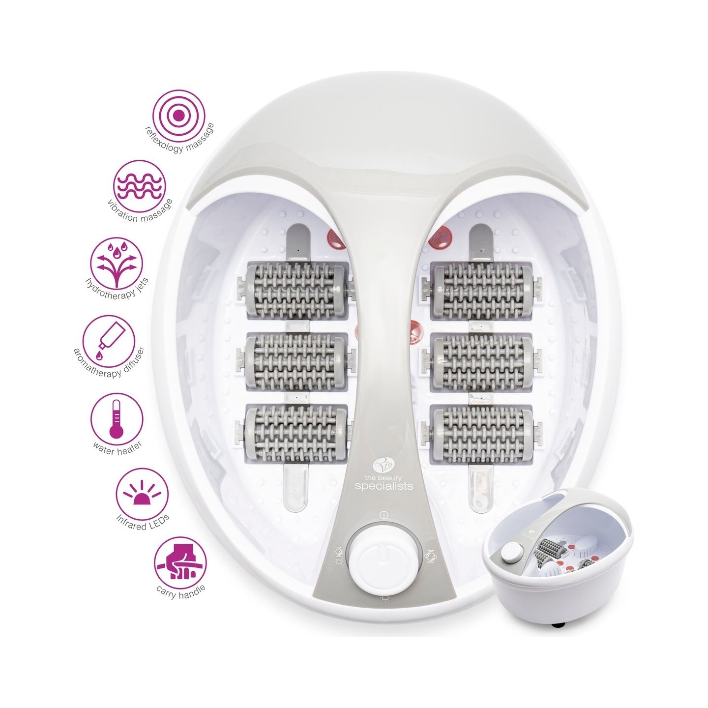 RIO FTBH-EU/1.6 Deluxe Foot Spa And Massager