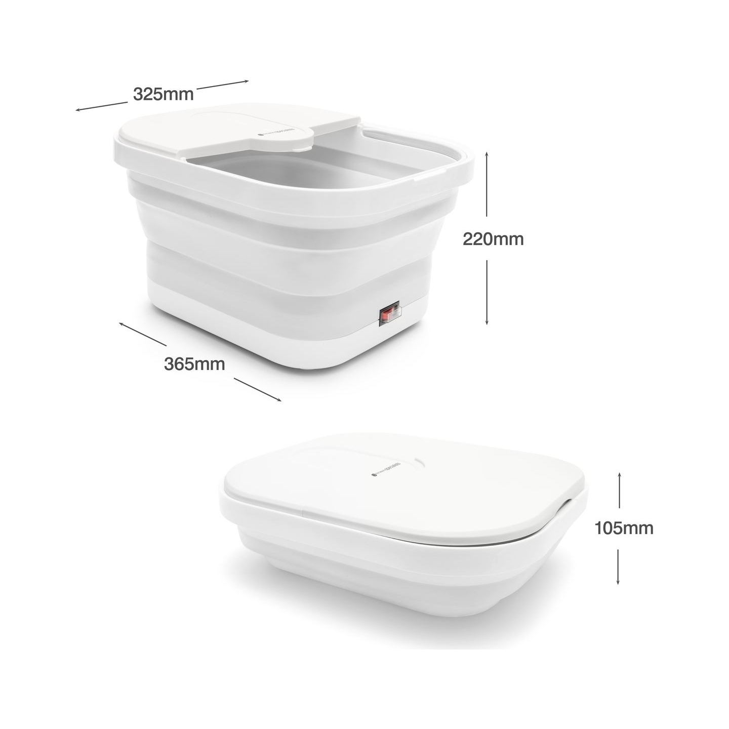 RIO FTBH14-EU/1,0 Revive & Refresh Foldawayl Foot Spa Bath