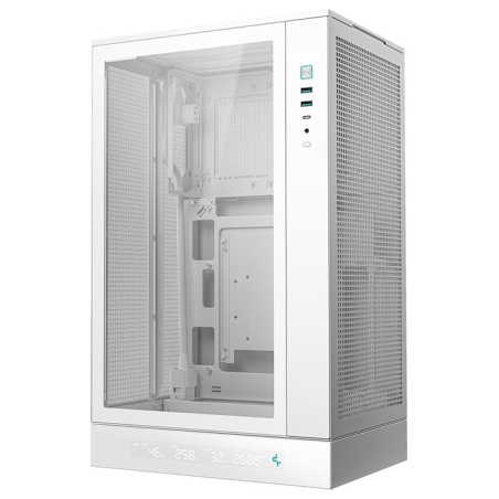 Deepcool Case | CH270 DIGITAL WH | White | Mini Tower