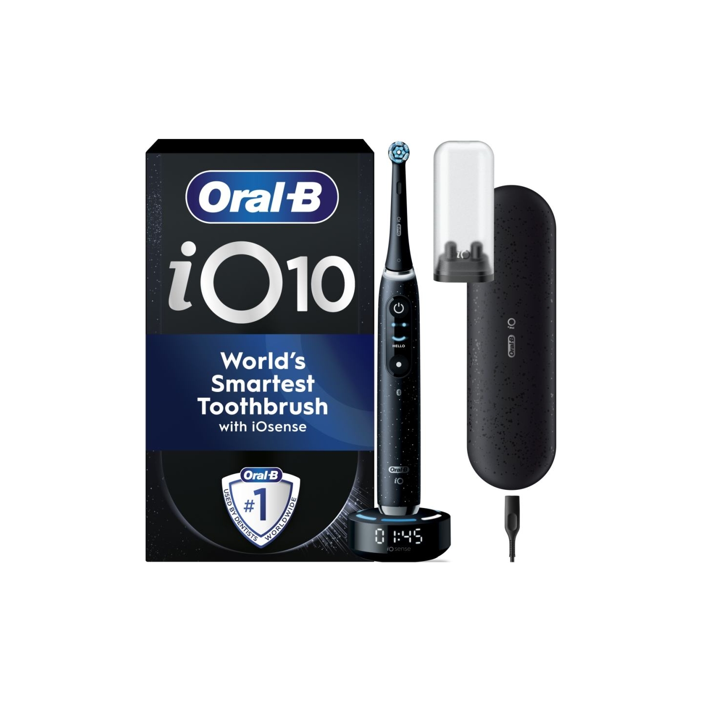 Oral-B Electric Toothbrush | iO10 Series | Rechargeable | For adults | Number of brush heads included 1 | Number of teeth brushi