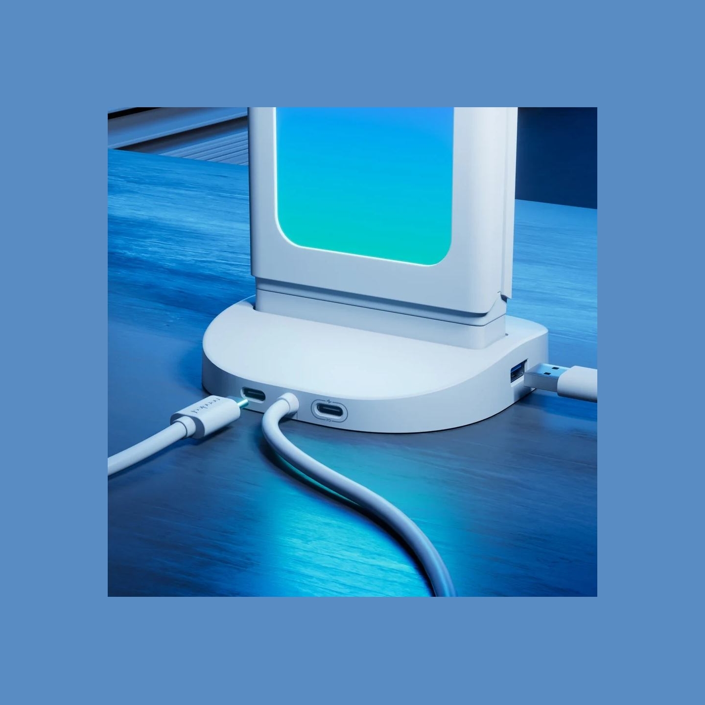 Nanoleaf Pegboard Desk Dock, White | 15 W | RGB