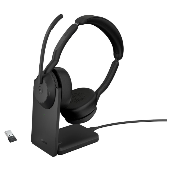 Jabra Headphones Evolve2 55 Link380a MS Stereo Stand