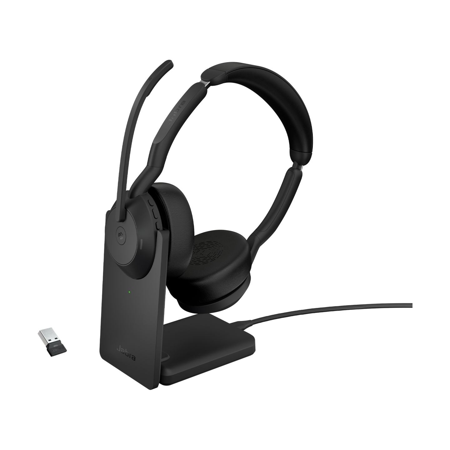 Jabra Headphones Evolve2 55 Link380a MS Stereo Stand
