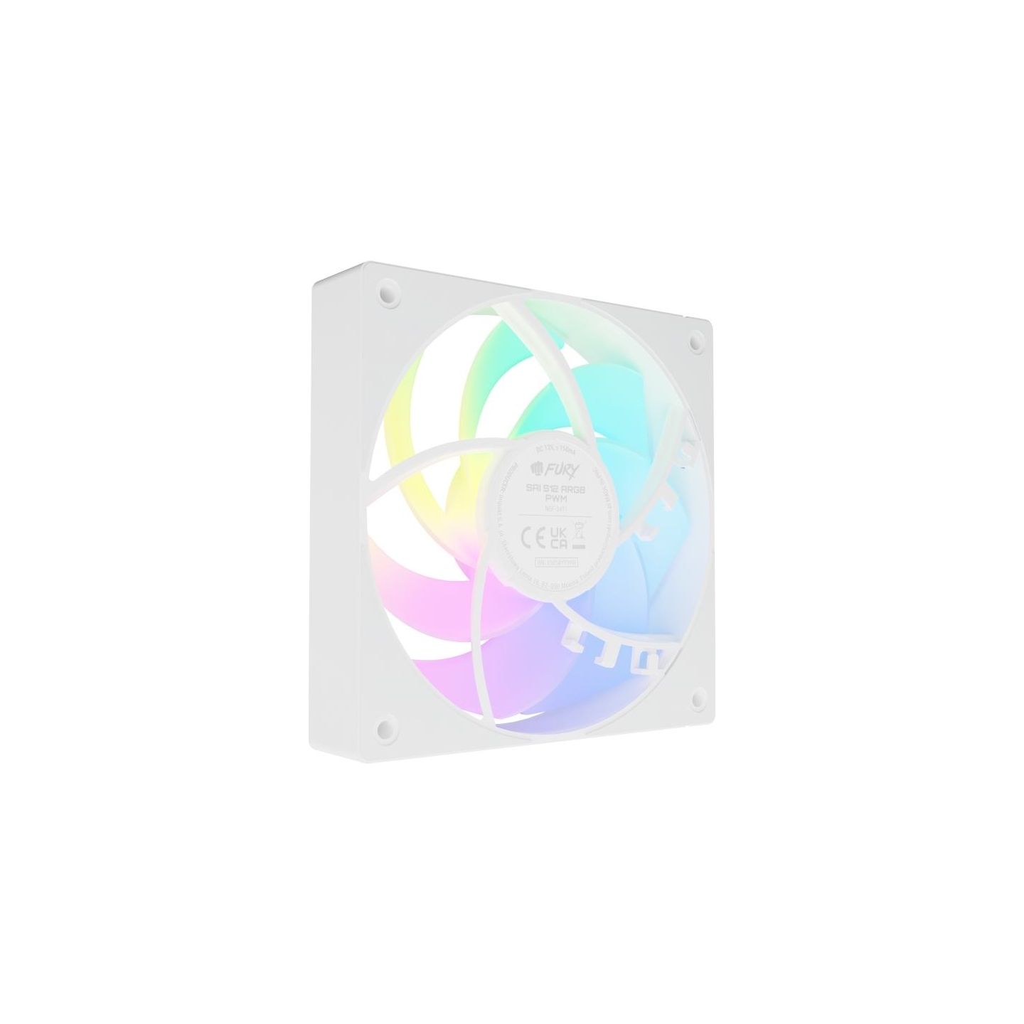 Fury Sai S12 ARGB PWM | Fan | White