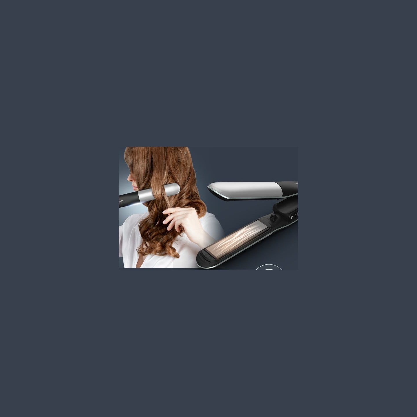 Rowenta Hair Straightener | Thermostyle SF7120E0 | Ionic function | Temperature (max) 230 °C | Black