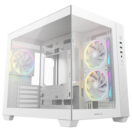 Deepcool Case | CG330 3F WH | White | Micro ATX
