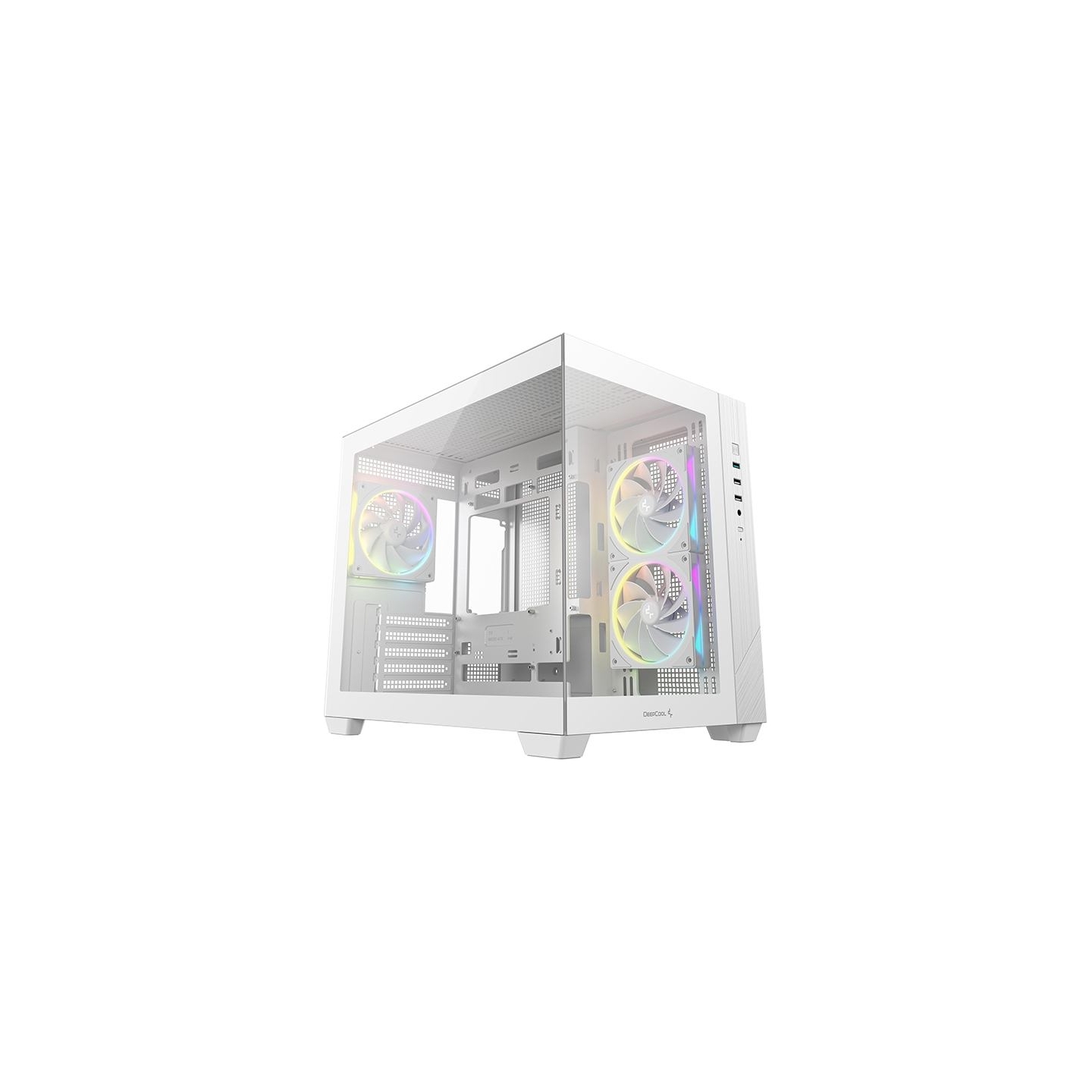 Deepcool Case | CG330 3F WH | White | Micro ATX