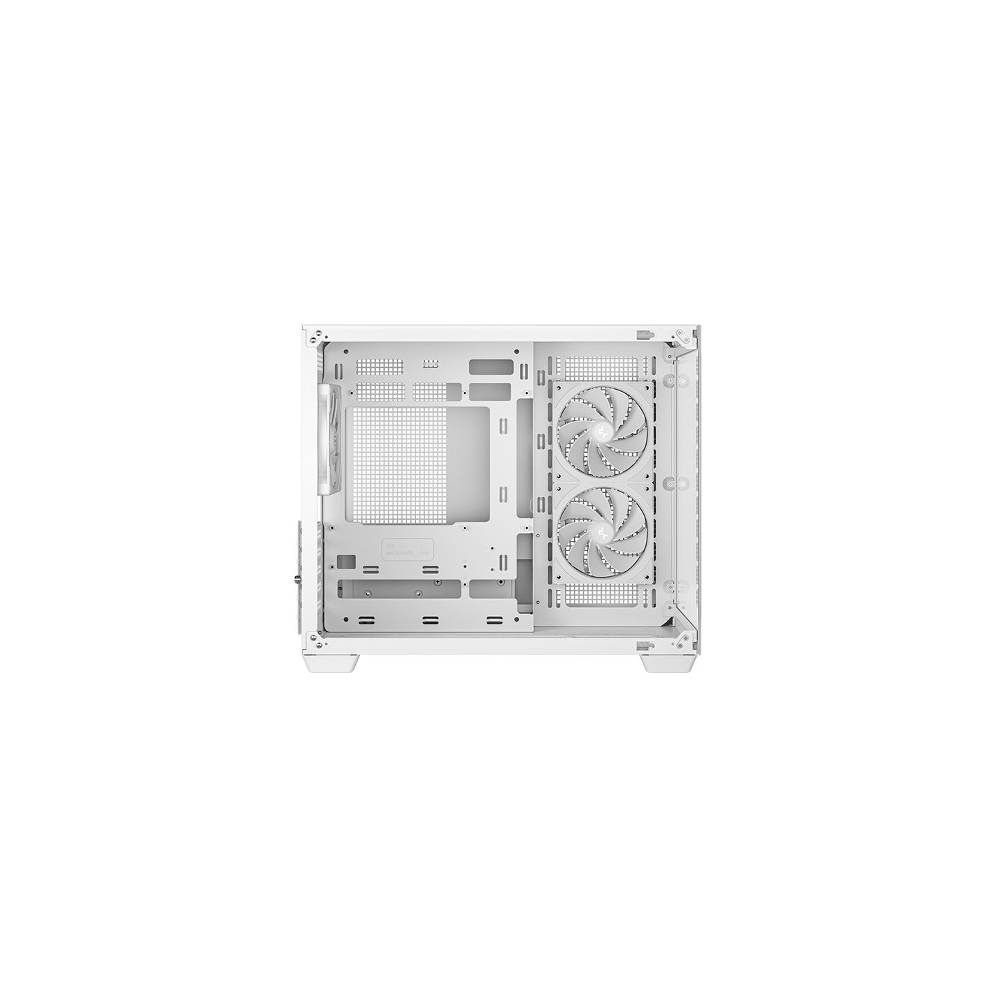 Deepcool Case | CG330 3F WH | White | Micro ATX