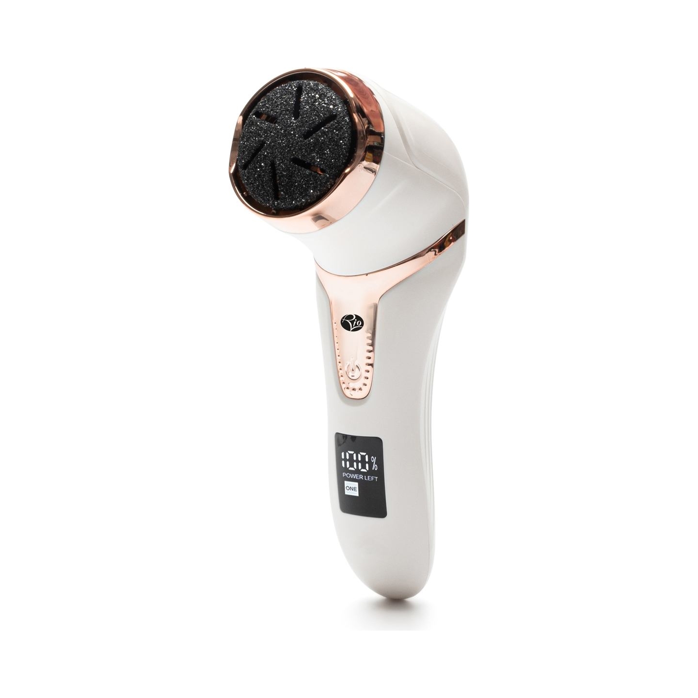 RIO PEDI5-EU/1.1 Go Smooth Electric Foot File With Vacuum Action, White
