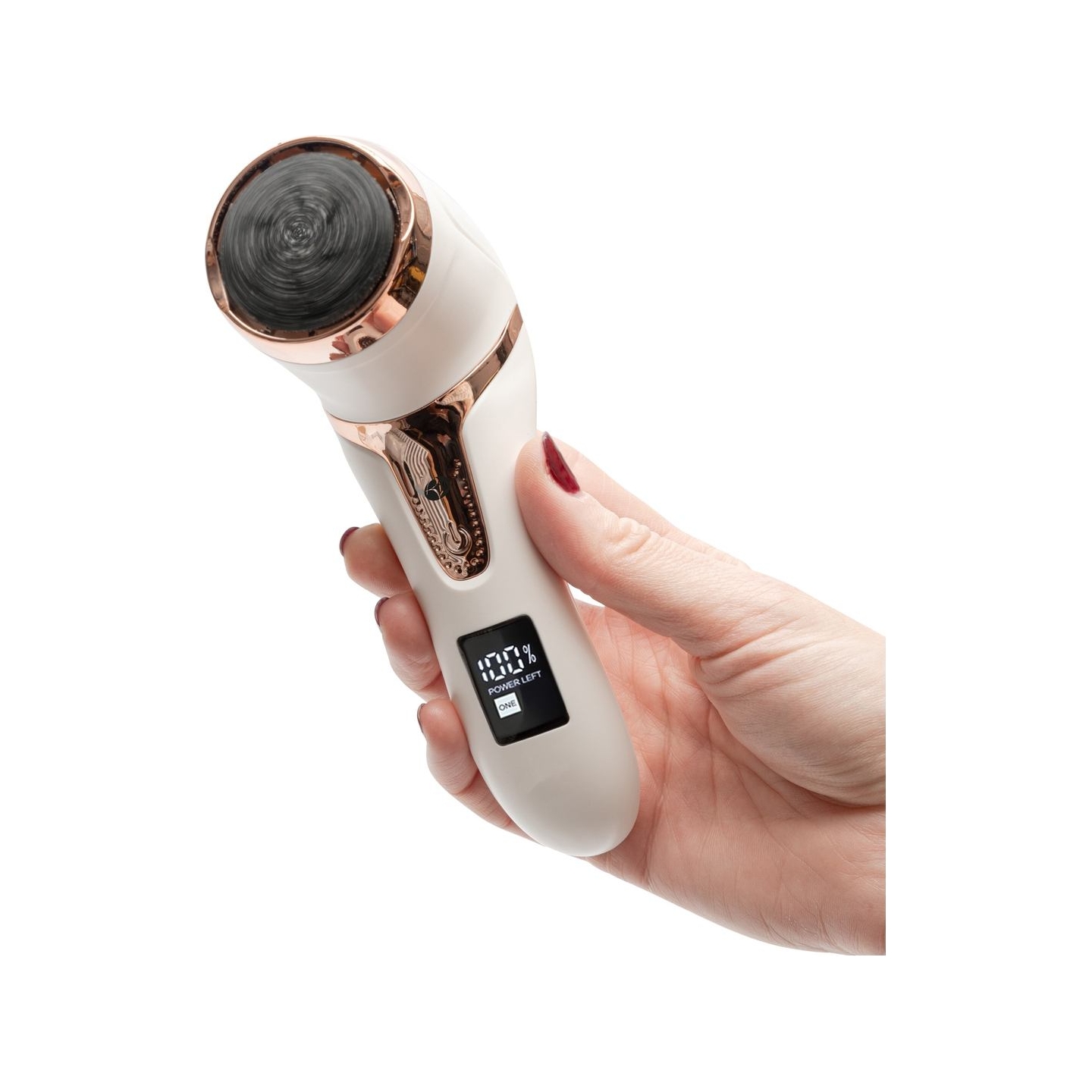 RIO PEDI5-EU/1.1 Go Smooth Electric Foot File With Vacuum Action, White