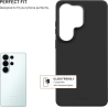Fixed MagFlow | Back cover | Samsung | Galaxy S26 Ultra | Liquid silicon | Black