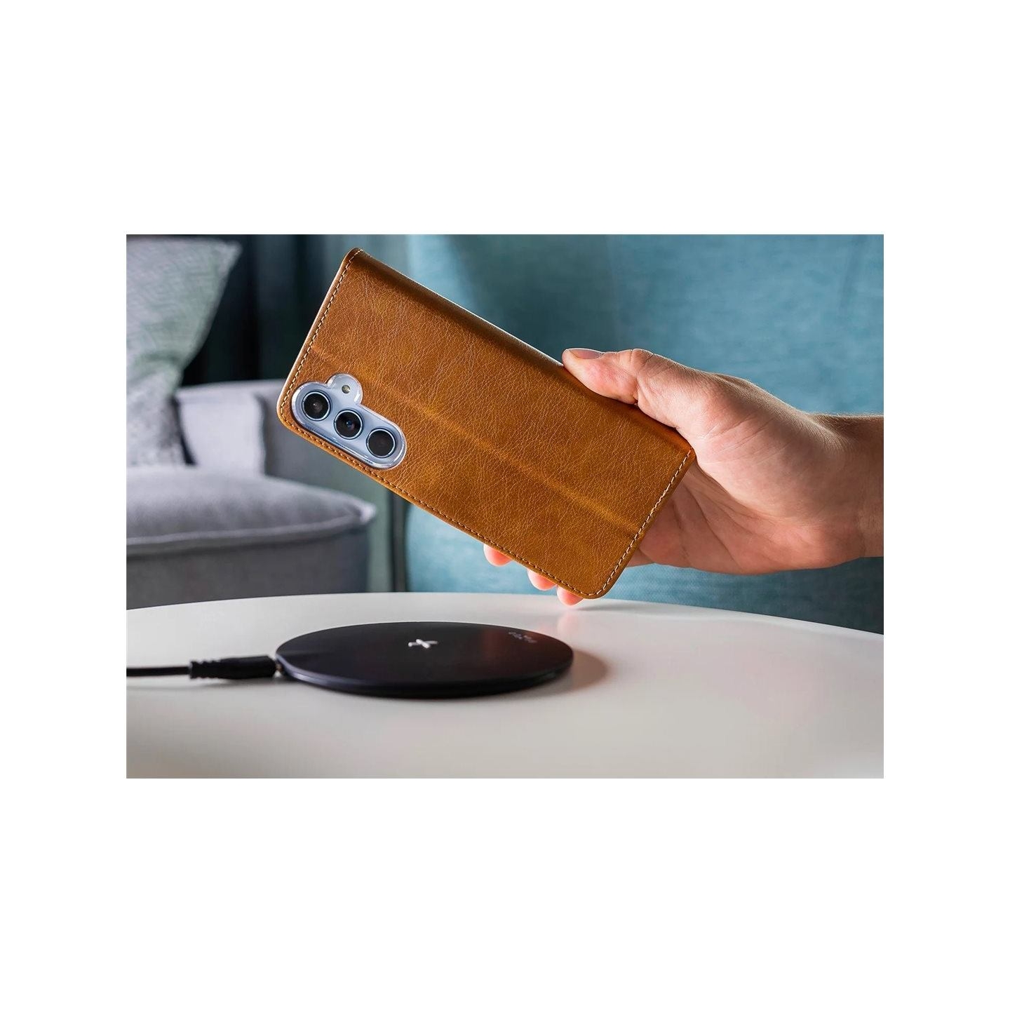 Fixed Opus | Book Case | Samsung | Galaxy A57 5G | Synthetic leather | Brown