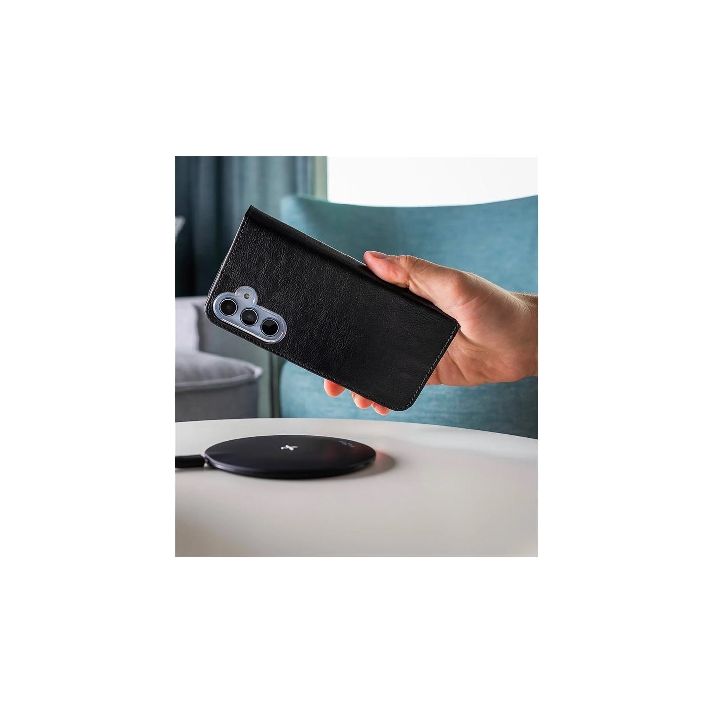 Fixed Opus | Book Case | Samsung | Galaxy S26 | Leather | Black