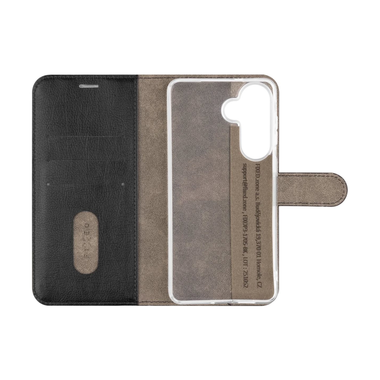 Fixed Opus | Book Case | Samsung | Galaxy S26+ | Synthetic leather | Black