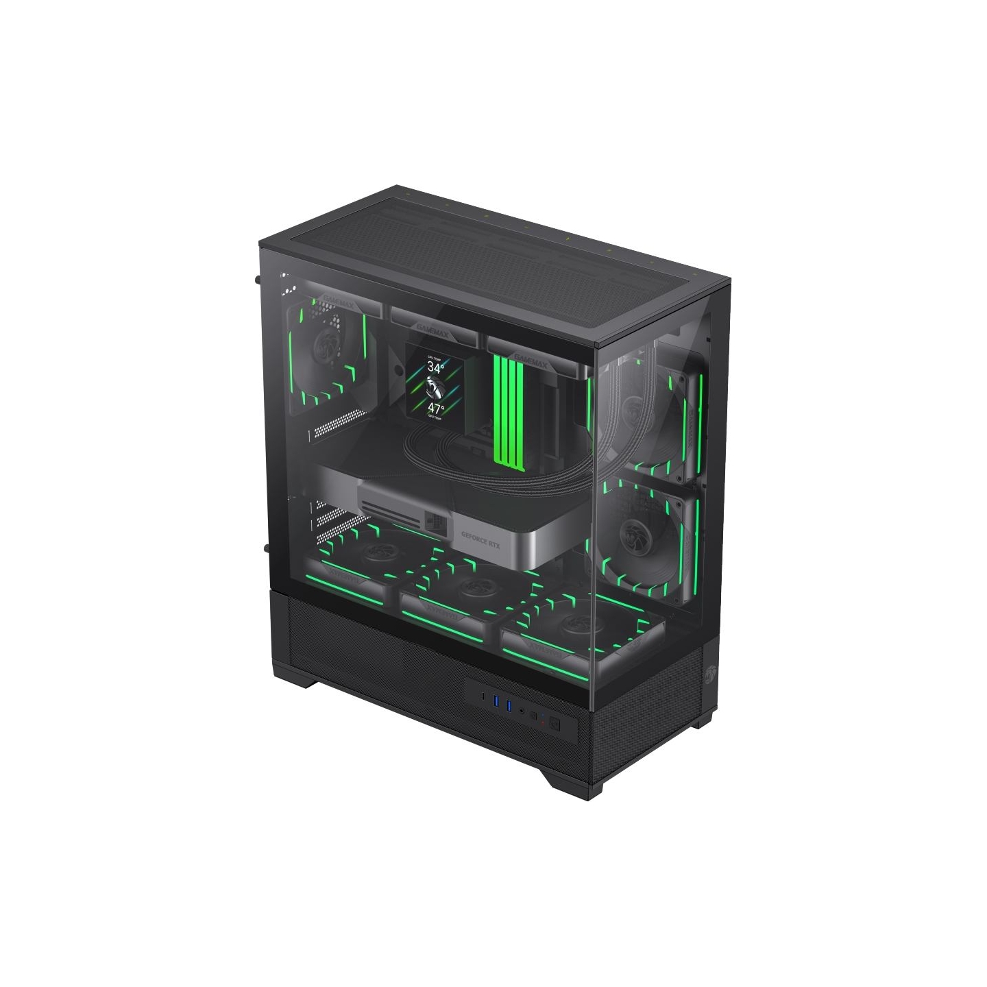 Gamemax Case | VISTA 2 AB | ATX
