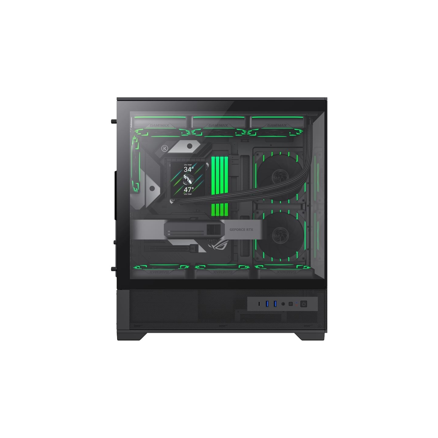 Gamemax Case | VISTA 2 AB | ATX