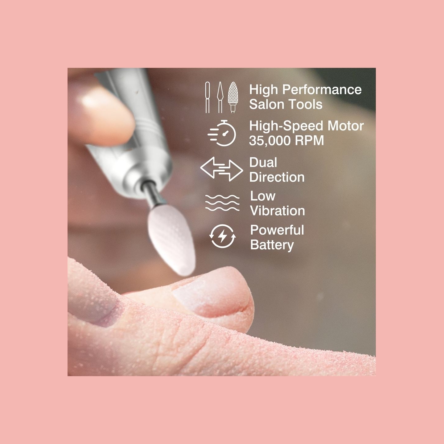 RIO NAES-TOP-EU/1.0 Salon Pro Elecric Nail File & Drill