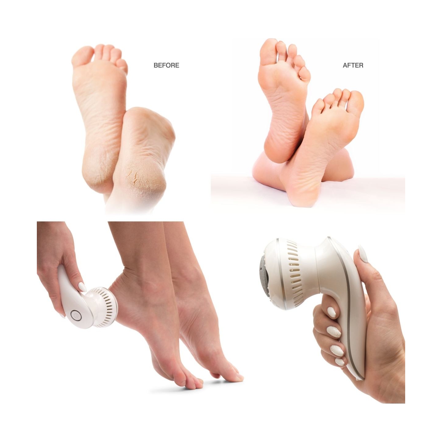 RIO PEDI3-EU/1.6 60 Second Spa Pedi, White