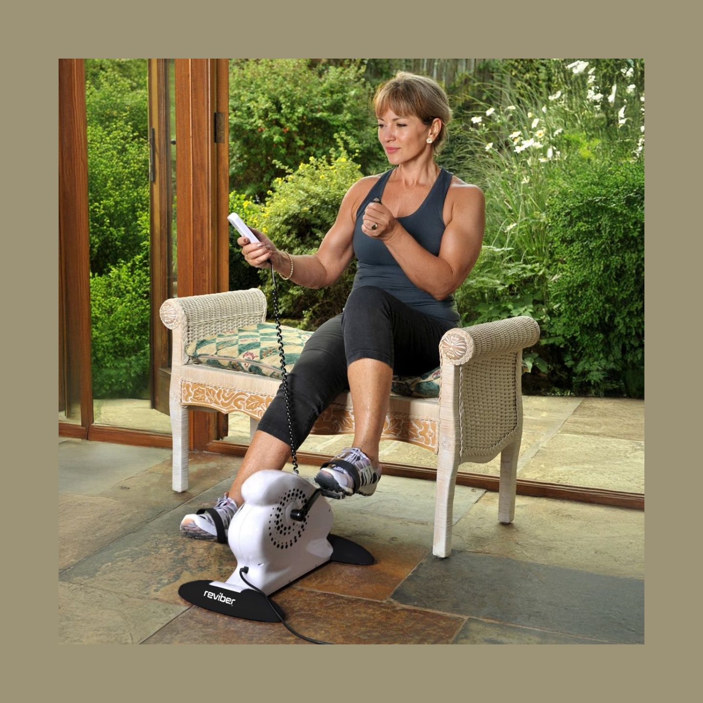 Reviber Mini Motorised Exercise Bike ER08