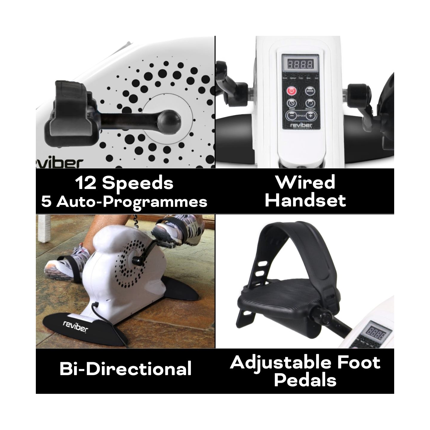 Reviber Mini Motorised Exercise Bike ER08