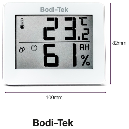 Bodi-Tek Room Thermometer And Hygrometer