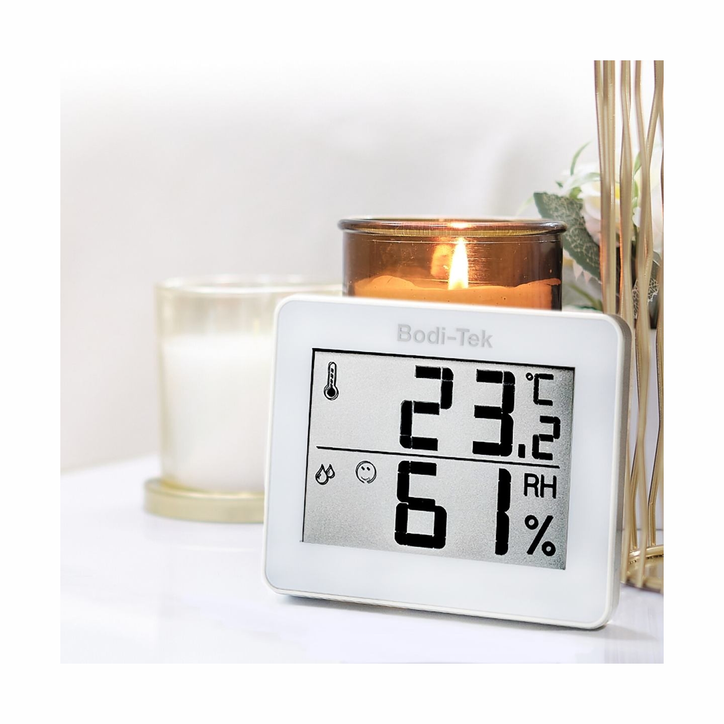 Bodi-Tek Room Thermometer And Hygrometer