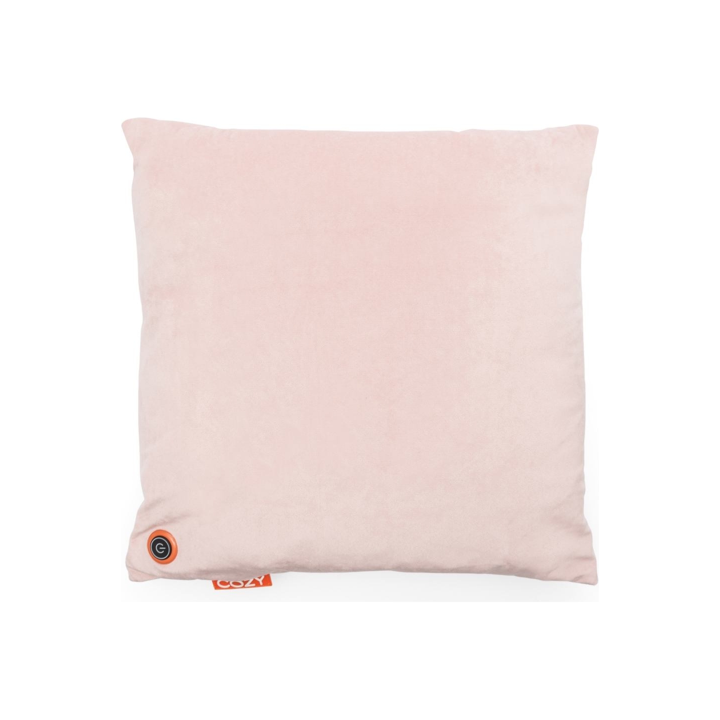 Bodi-Tek COZY Una Heated Comfort Cushion 45 x 45cm, Light Pink Velvet