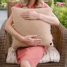 Bodi-Tek COZY Una Heated Comfort Cushion 45 x 45cm, Light Chocolate