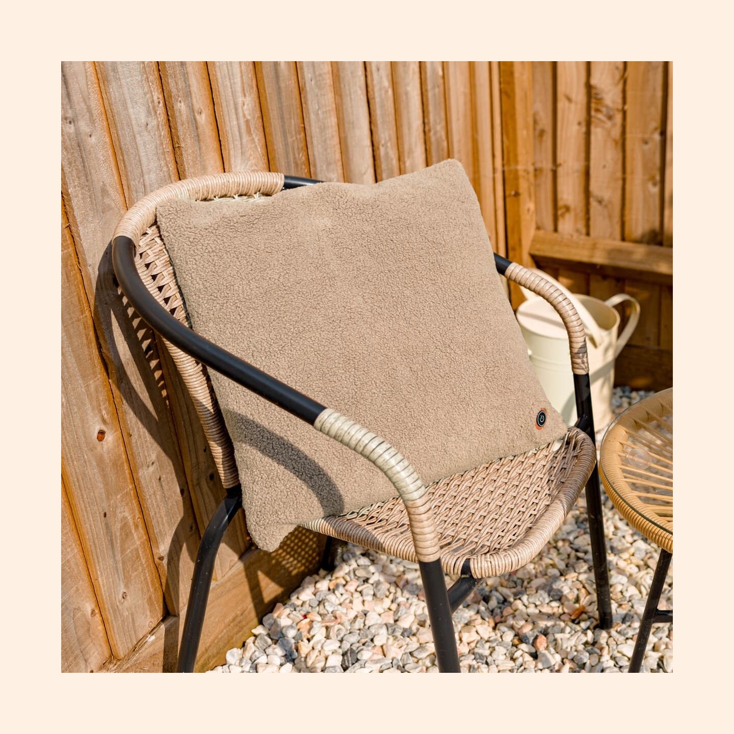 Bodi-Tek COZY Una Heated Comfort Cushion 45 x 45cm, Light Chocolate