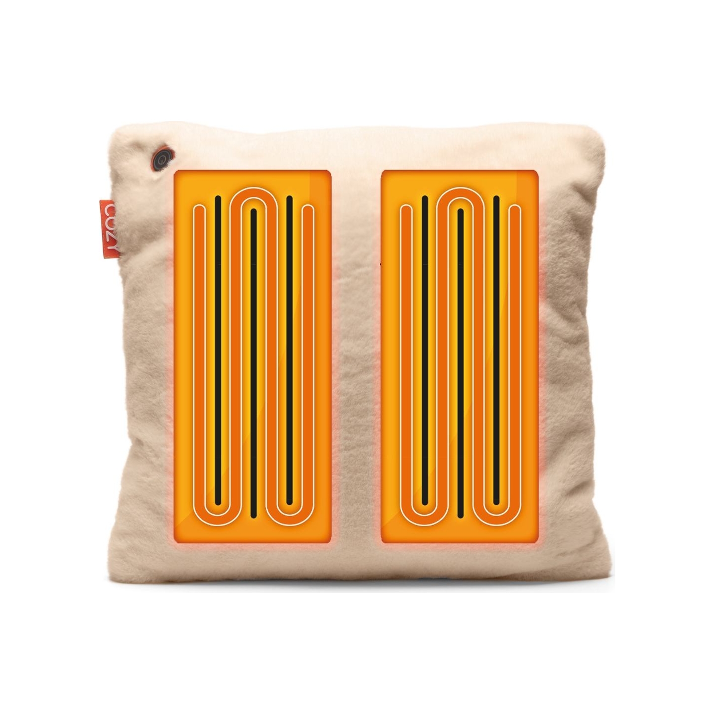 Bodi-Tek COZY Una Heated Comfort Cushion & Power Bank 10000 mAh, Beige