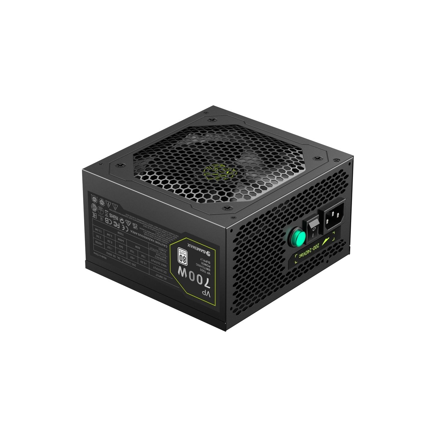 Gamemax PSU | VP 700S | 700 W | Bronze | Non-Modular