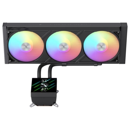 Gamemax CPU Liquid Cooler | GLACIER 360 LCD BK | Black