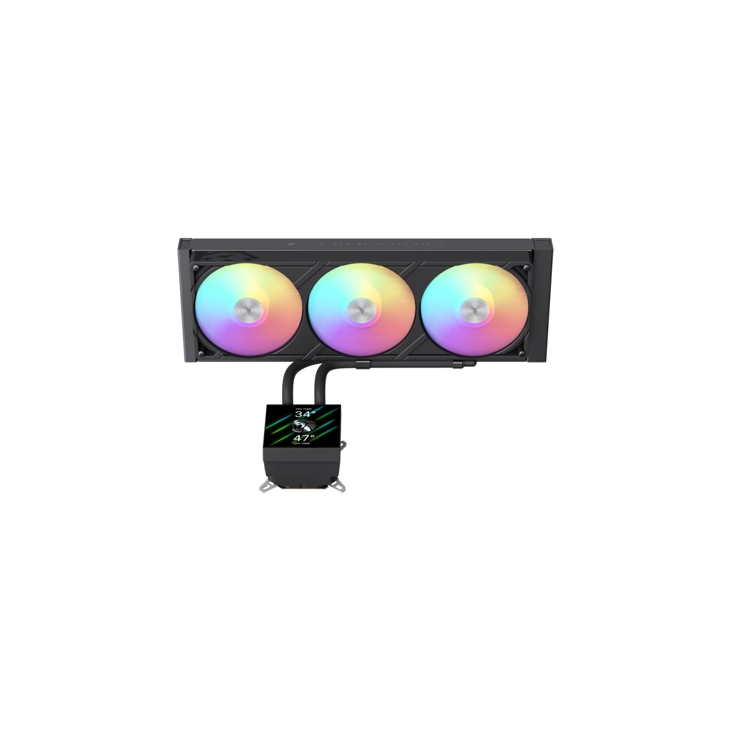 Gamemax CPU Liquid Cooler | GLACIER 360 LCD BK | Black