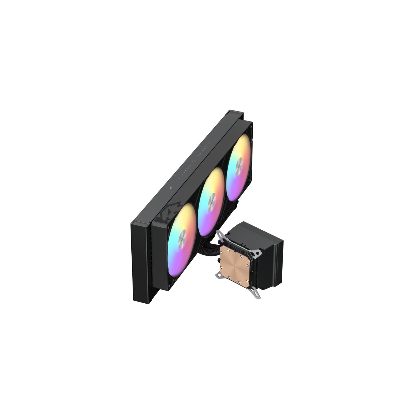 Gamemax CPU Liquid Cooler | GLACIER 360 LCD BK | Black