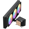 Gamemax CPU Liquid Cooler | GLACIER 360 LCD BK | Black