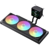 Gamemax CPU Liquid Cooler | GLACIER 360 LCD BK | Black