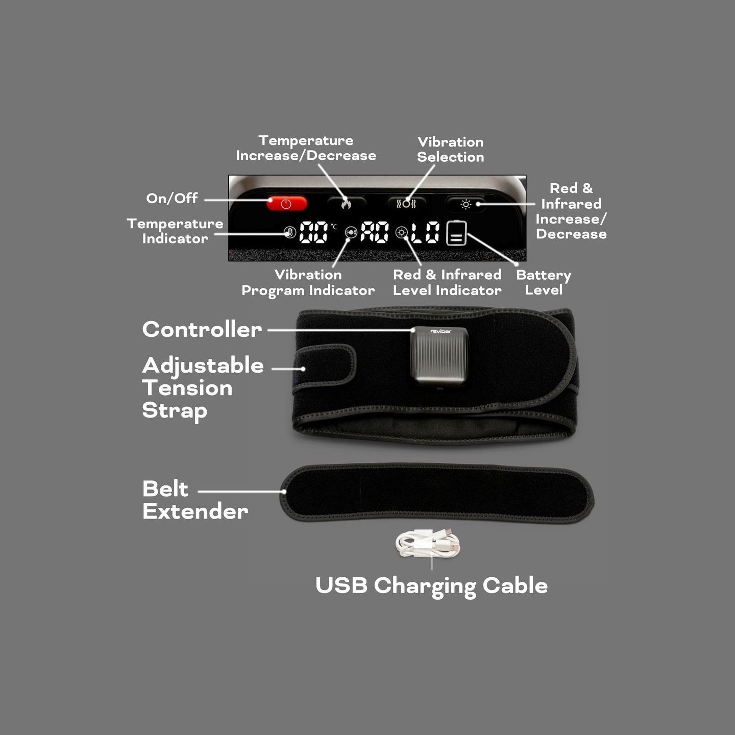 Reviber Back Therapy Belt
