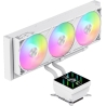 Gamemax CPU Liquid Cooler | GLACIER 360 LCD WH | White
