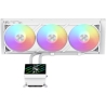 Gamemax CPU Liquid Cooler | GLACIER 360 LCD WH | White